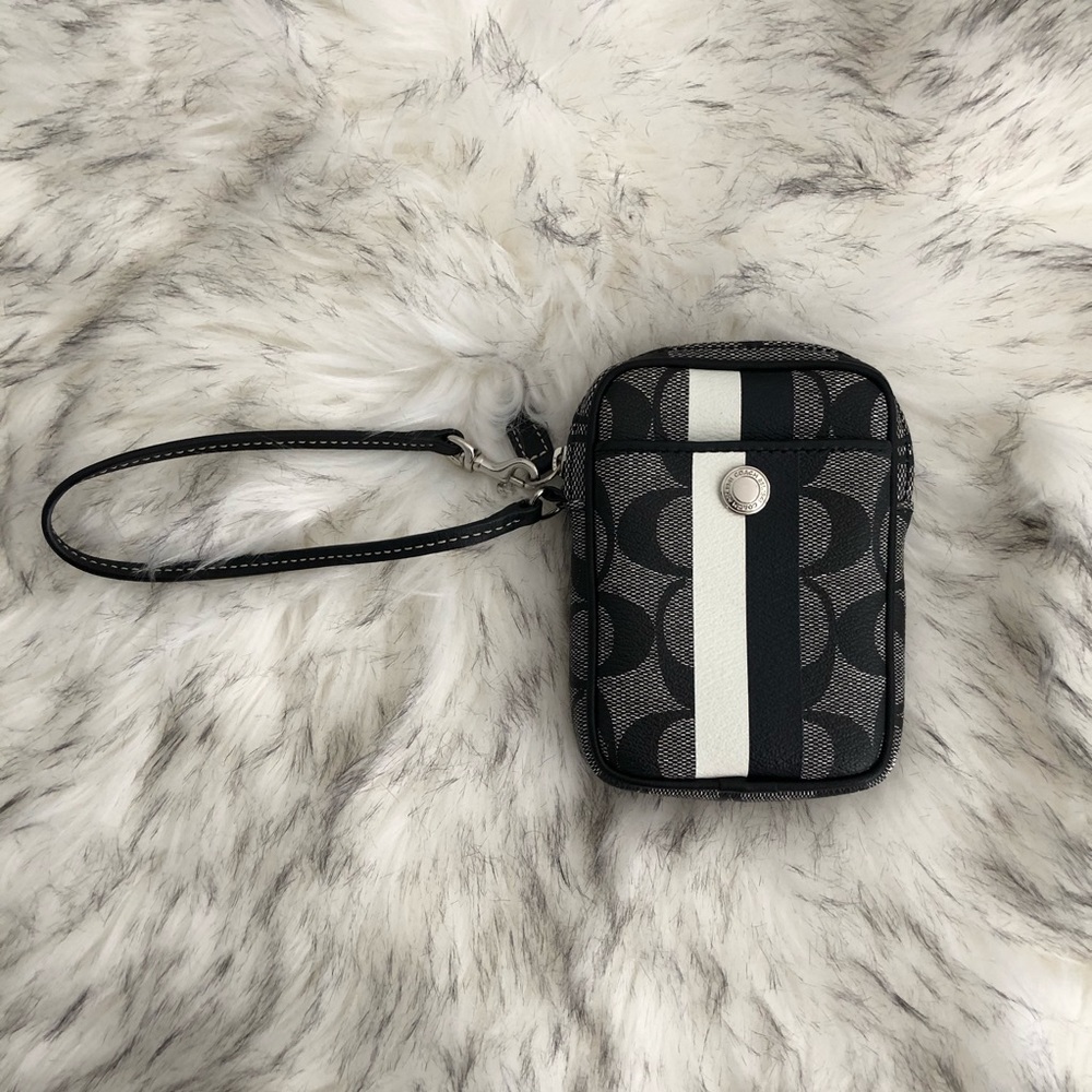 Authentic Coach Wristlet Bag